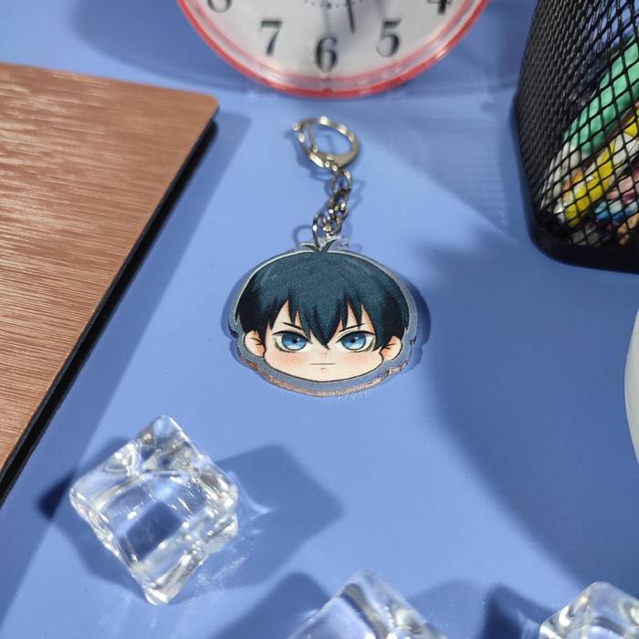 Gantungan Kunci Akrilik - Keychain Anime Blue Lock - Michael Kaiser - Isagi - Nagi - Bachira Meguru