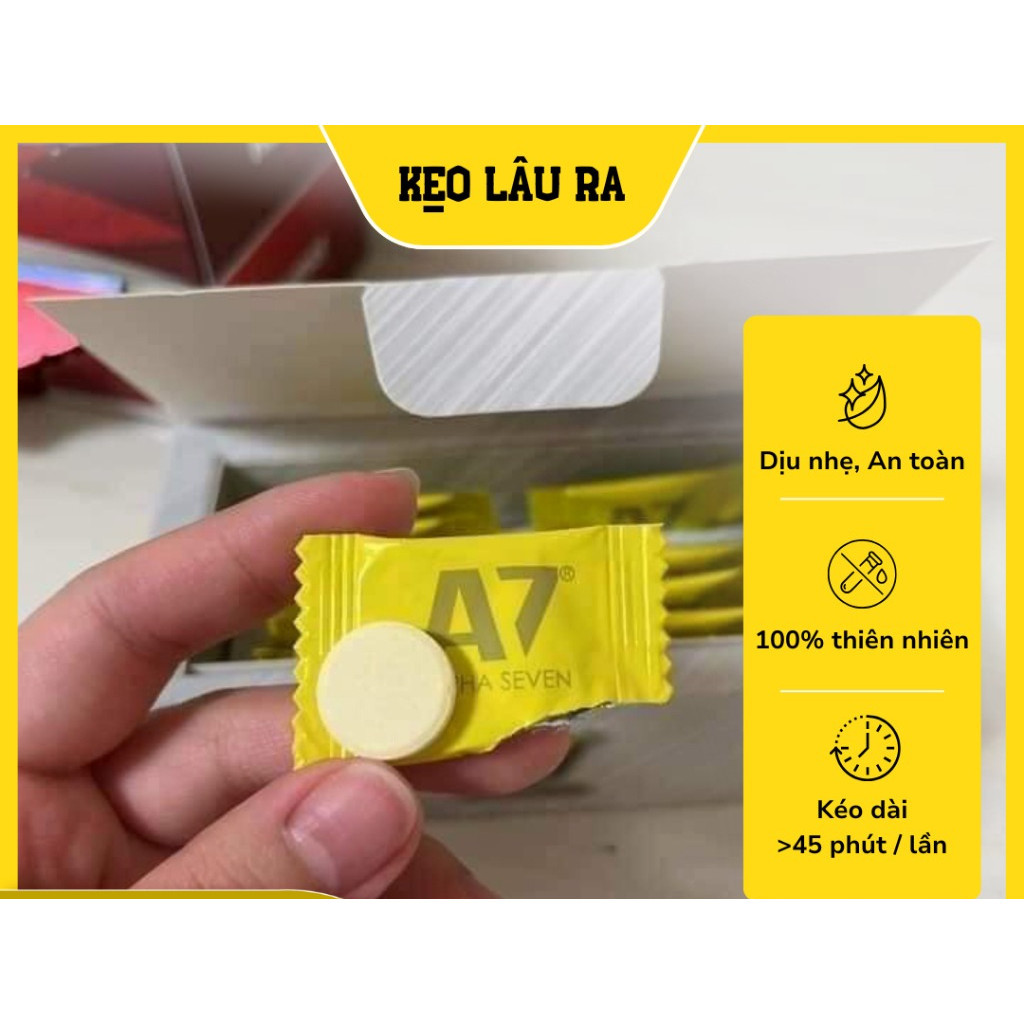 [A7+] Kẹo Vị Chanh  Viên Cứng Date Xa Hộp 10 Viên có bán lẻ