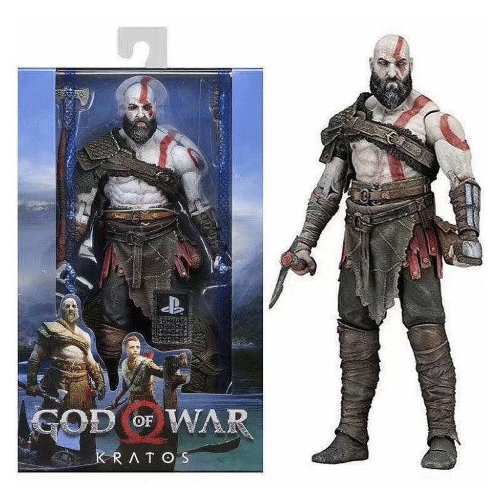 NECA God of War 4 Kratos 7 Inch Hình Trò Chơi Phim Nhân Vật Mô Hình Tượng