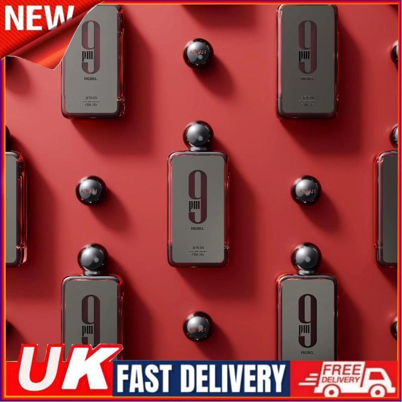 【 Giao hàng miễn phí 】 AFNAN 9PM Rebel EDP Eau De Parfum Spray - 100 ML (PHÁT HÀNH MỚI) Quà tặng nướ