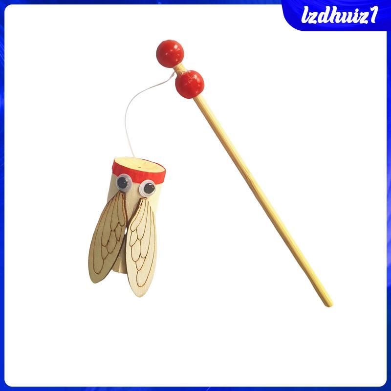 Đồ chơi Cicada gỗ truyền thống Trung Quốc Cicada Bộ tạo âm thanh Cicada Yêu cầu độc đáo