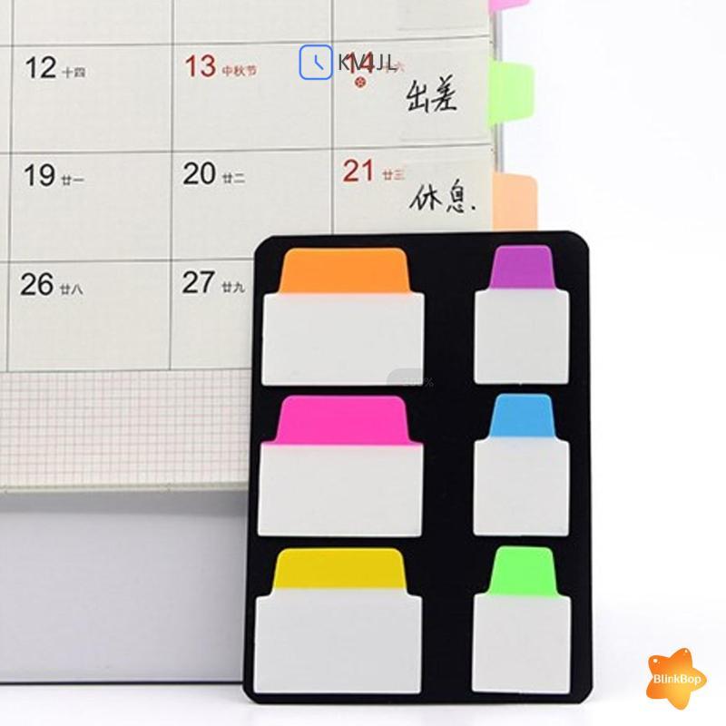 [KvJJL-t] 120 Trang Đơn Giản Trong Suốt Chỉ Số Stiers Nhãn Màu Stiers DIY Stiy Notes Đồ Dùng Học Tập