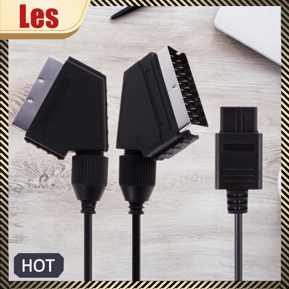 A / V TV Video Sẹo Cáp RGB Cáp Chơi Game Euro Sẹo Cắm Dây Video Âm Thanh Nổi Cho SNES Gamecube Và N6