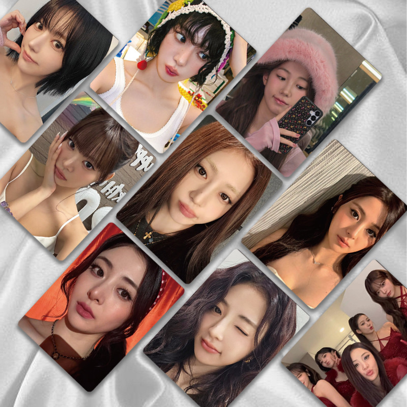 Bộ 50-55 LE SS Laser HOLOGRAPHIC LOMO Cards Đêm hoàn hảo Album DỄ DÀNG Sakura CHAEWON YUNJIN KAZUHA 