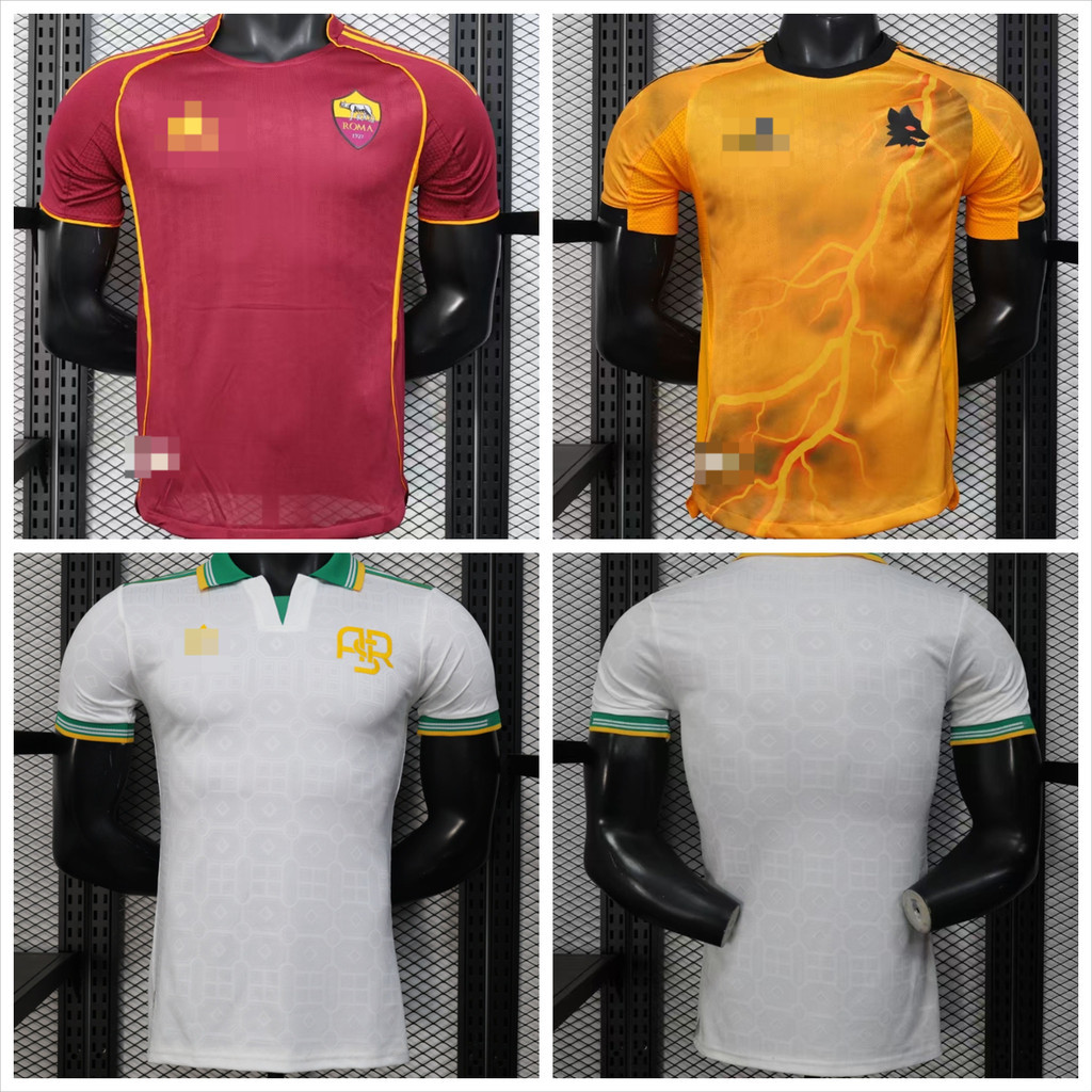 Áo Thi Đấu AS Roma Nam Short Tay, Chất Lượng Cao
