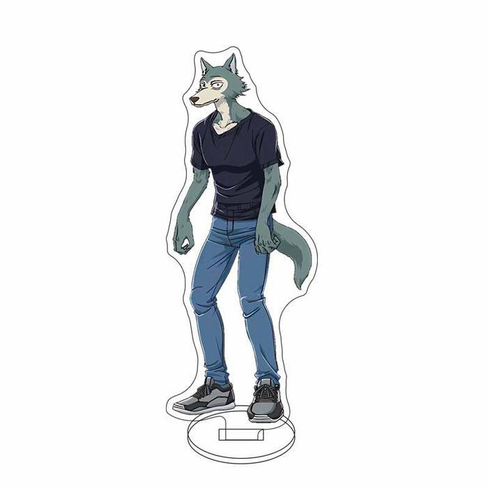 15CM Fun BEASTARS Character Standing Sign Anime Figure Legoshi Louis Haru  Acrylic Stand Model Desk 