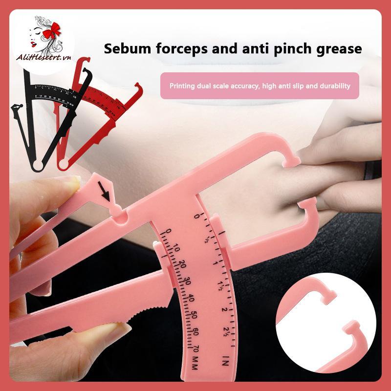 AA Body Fat Monitor Sebum Meter Folder Personal Body Fat Caliper Skin Analyzer Đo Biểu đồ Fitness Sl