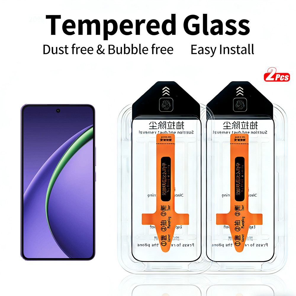 2 Chiếc Kính Cường Lực HD Cho OPPO K13 Turbo Pro K13x K12 Plus K12x K11 K11x Bảo Vệ Màn Hình Chống B