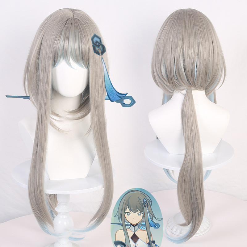 Genshin Impact Cosplay Wig - Liyue's Zhenyun, Sang Trọng và Kiểu Dáng