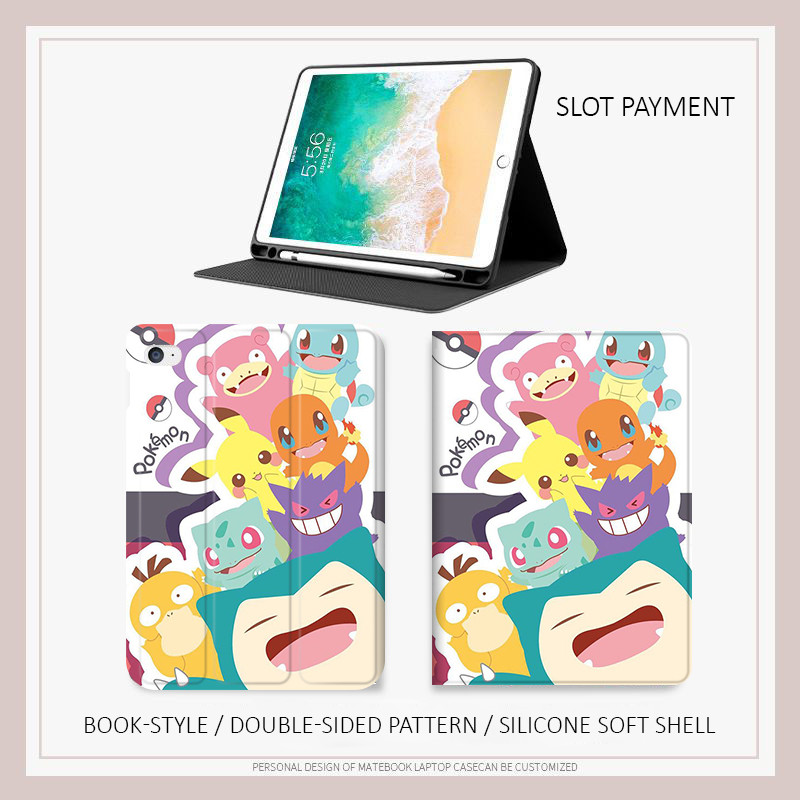 bao da ipad  Pokemon case air6 ipad a16 gen 11 Air M3 Air 4/5/6 Air7 10.2 Gen 7/8/9 Gen10 10.9 ốp ip