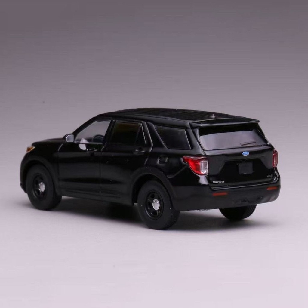 Mybeautyhouse 1: 64 596 Đen 2020 Explorer State Police SUV Model Diecast Collect Display Metal Car B