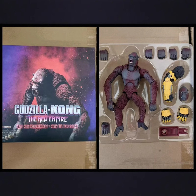 DaDa Toy DT5 Godzilla vs King Kong 2 Rise of the Empire Scar King Joint Di Chuyển Mô Hình Trang Trí 