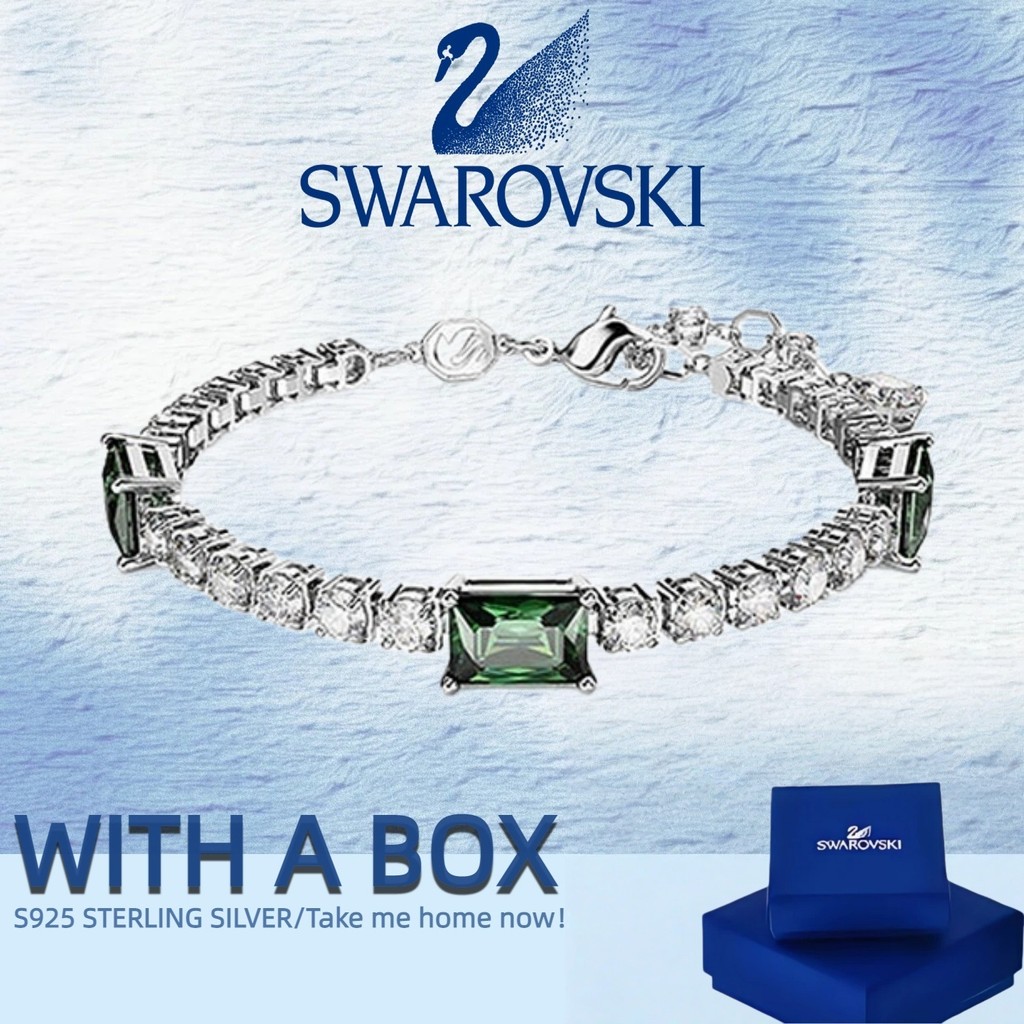 Vòng Tay Thiên Nga Swarovski REMIX Vòng Tay Có Thể Điều Chỉnh Vòng Tay Thiên Nga Bạc Vòng Tay Trang 