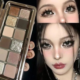 Cổ sớm nhỏ hun khói 12 màu phấn mắt đĩa thấp bão hòa lạnh màu xám nâu mờ ngọc trai