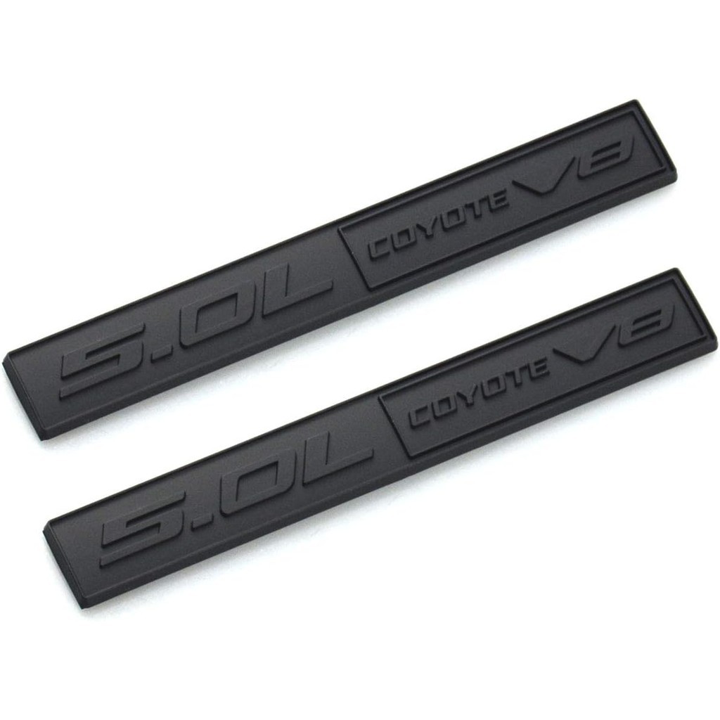 2 Chiếc 5.0L Coyote V8 Biểu Tượng, 3D Viền Fender Móc Cốp Huy Hiệu Đề Can Dán Thay Thế Cho Coyote (Đ