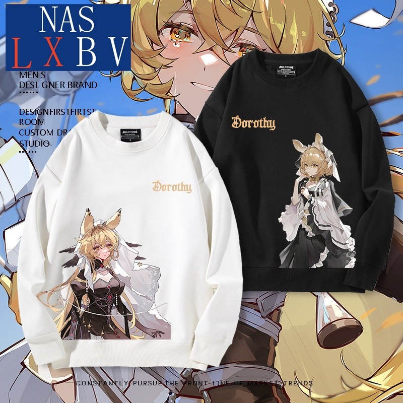 Áo cổ tròn hai chiều nam nữ style cosplay Pain Coat