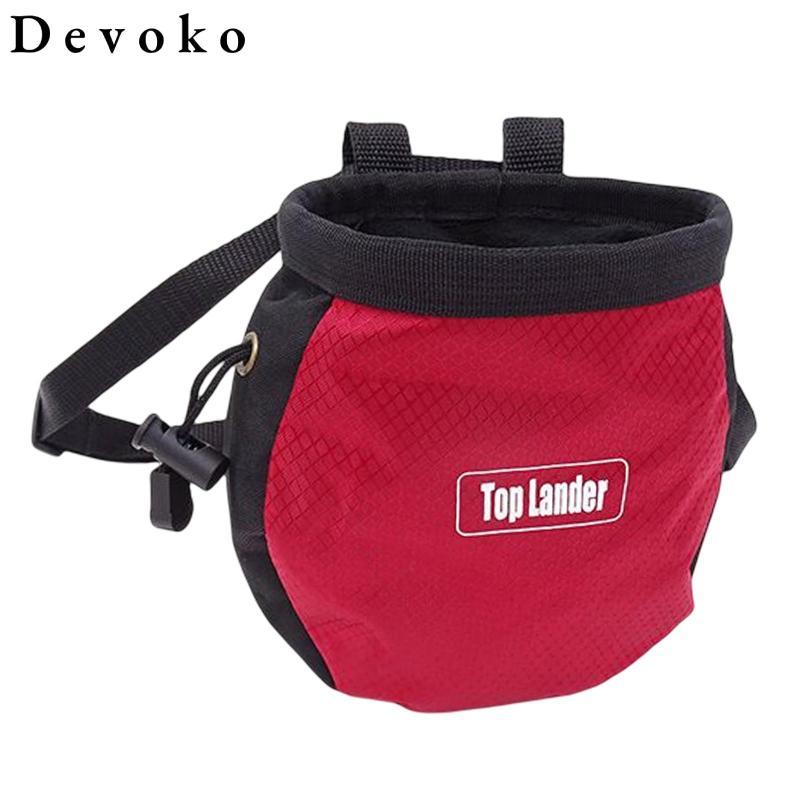 Túi phấn leo núi có khóa kéo lưng Túi vải Oxford Túi phấn Bouldering Gear Thắt lưng Thích hợp cho thể thao ngoài trời