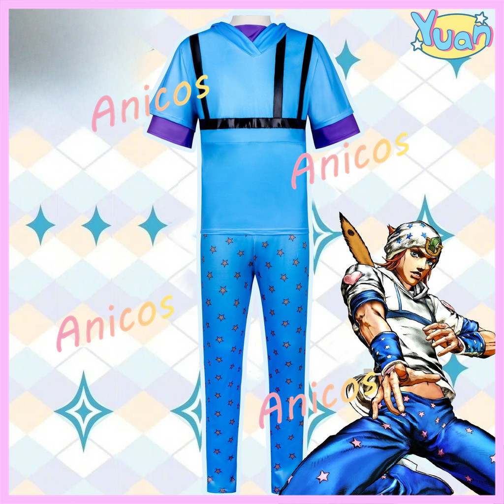 JOJO 's Bizarre Adventure Cosplay Jonathan Joestar Trang phục Anime