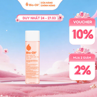 Dầu dưỡng da giúp cải thiện khô sạm và đều màu da, hỗ trợ cải thiện vết rạn da - BIO-OIL Skincare Oil (chai 125ml)