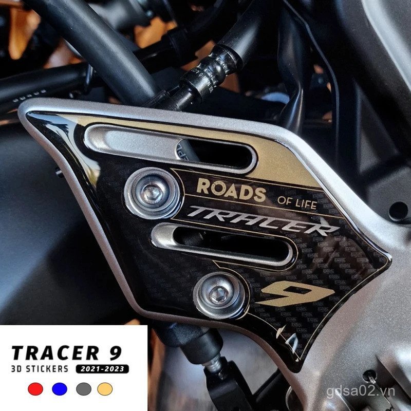 Cho Tracer 9 Tracer 9GT 2021-2024 Tracer9 2022 Phụ Kiện Xe Máy Cửa Sill Bảo Vệ 3D Gel Epoxy Nhựa Dán