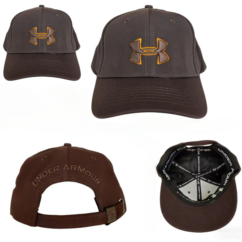 Mũ Under Armour Blitzing 9FORTY Baseball màu mocha, chống nắng, phù hợp unisex