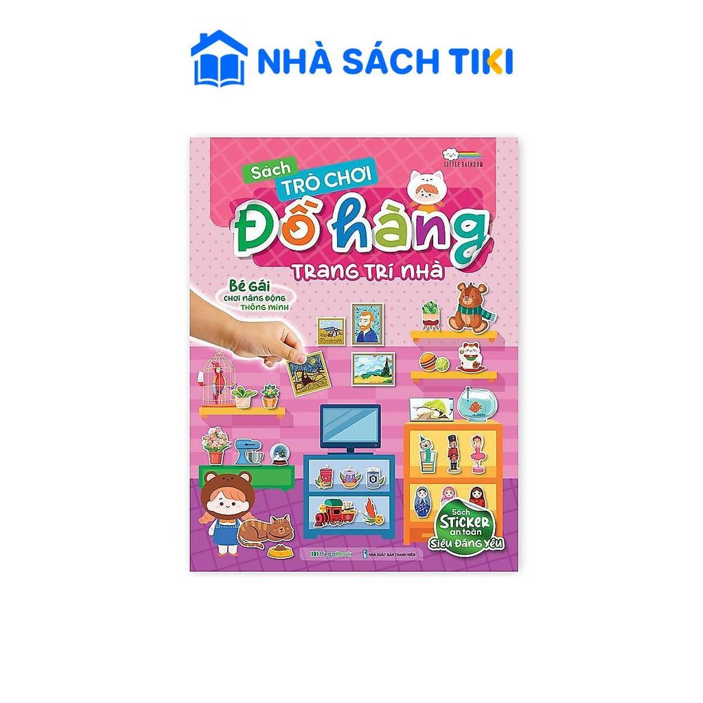 Sách Trò chơi Đồ hàng Trang Trí Nhà (Hơn 200 Stickers) - Megabook