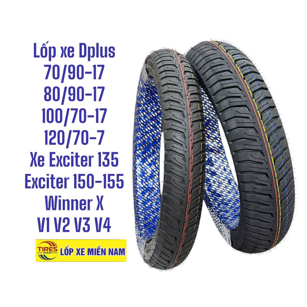 1 cặp lốp xe EXCITER-WINNER chất lượng cao gai EXTRA Dplus