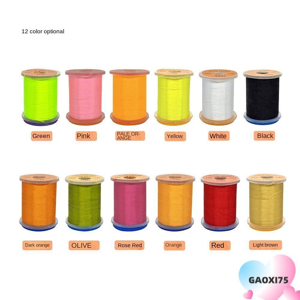 GAOXI75 Fly Tying Thread Line, Thread Spool Premium Fly Fishing Line, Flies Dây câu cá hồi siêu mạnh