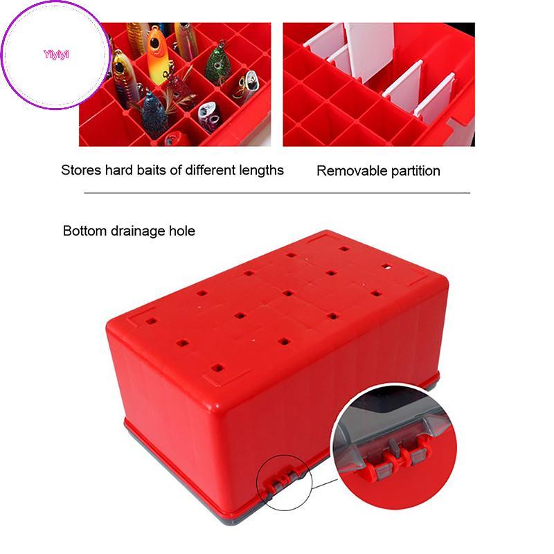 Hộp Bảo Quản Mồi Câu Cá YiYi - Nhựa Organize Minnow & Jigs