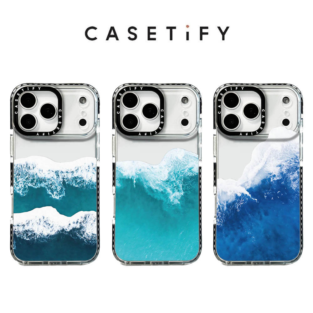 Ốp Điện Thoại Azure Waves Cho IPhone 17 Pro Max 17Air 16 15 14 13 12 11 Vỏ Bảo Vệ Chống Sốc