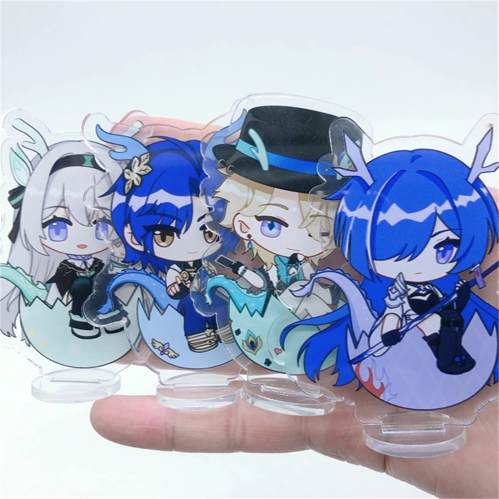Standee Honkai Star Rail mô hình mica chibi Black Swan Aventurine Acheron Robin Sparkle Dr. Ratio mó