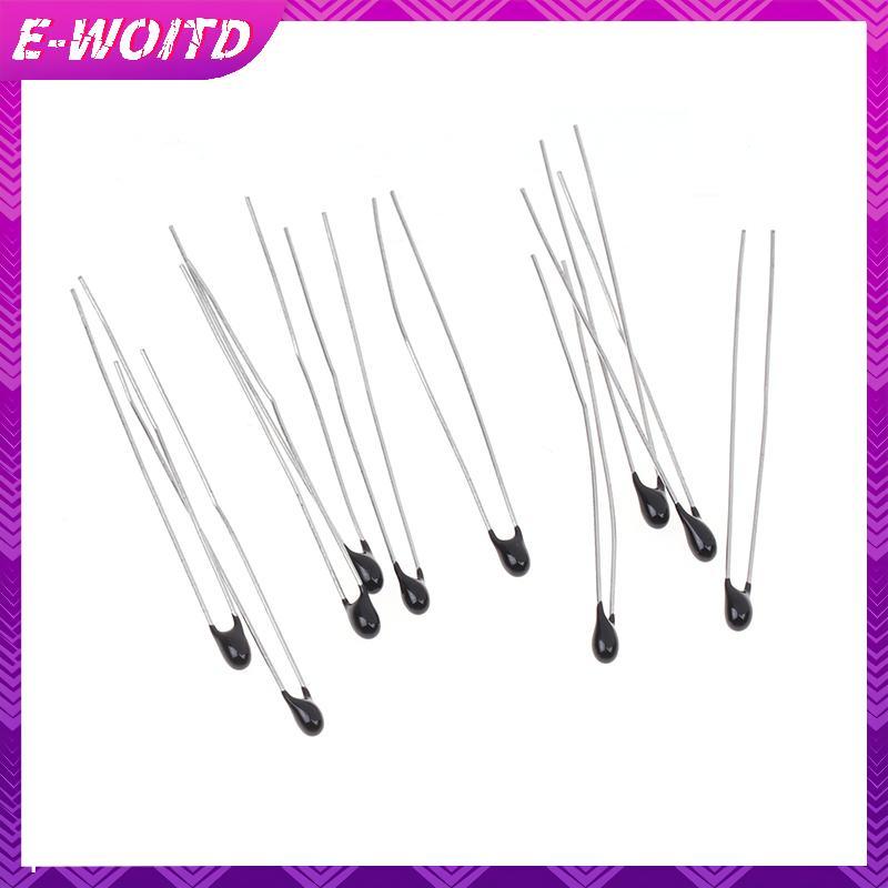E-WOITD 10 Chiếc Điện Trở Nhiệt B3435 NTC-MF52-103F 10K Ohm 1% Cảm Biến Nhiệt Độ Điện Trở Nhiệt NTC 