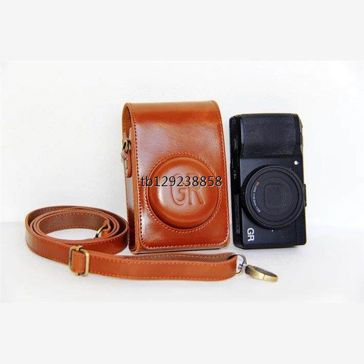 Bao da Ricoh / Ricoh GR GRII chính hãng Túi đựng máy ảnh GR2 Chuyên dụng GR3X GR3 GRIII Máy ảnh đeo 