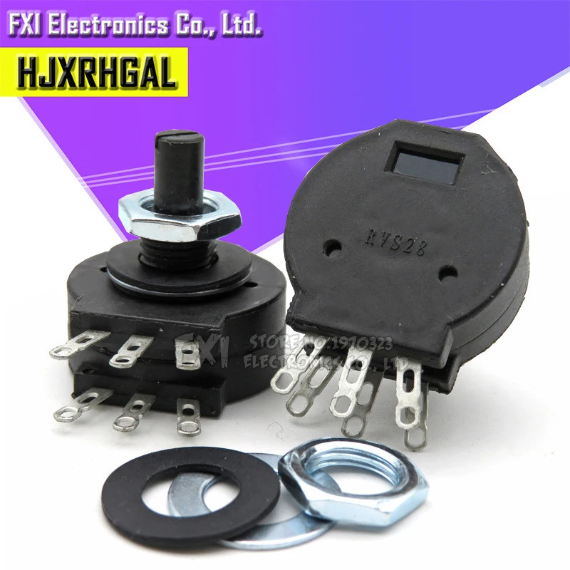 5 CHIẾC RVS28P-B103 2W 10K bộ phận máy hàn RVS28 B103 6PIN Chính hãng mới Máy hàn điện Chiết áp IGMO