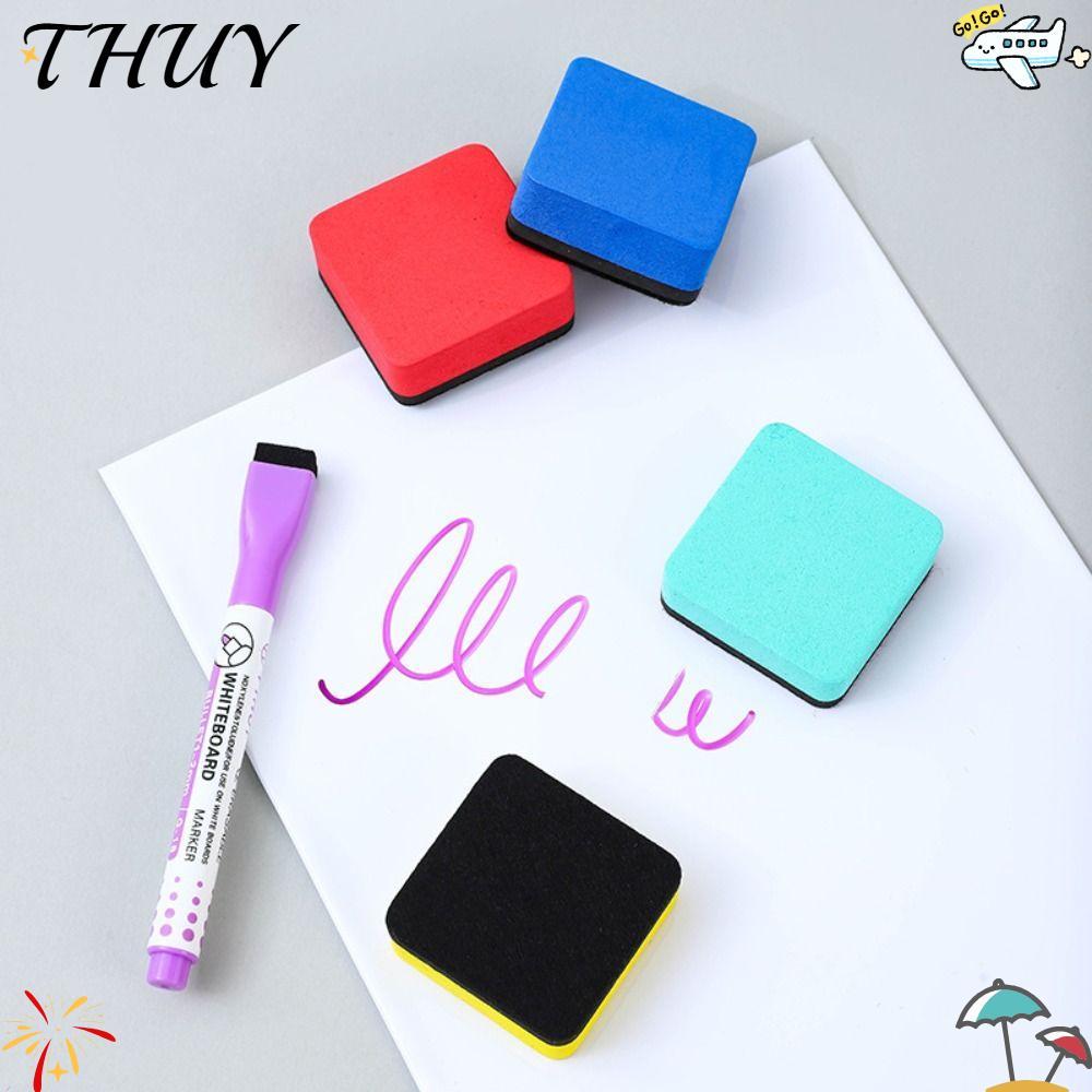 THUY Whiteboard Dry Eraser, Vuông Nhiều Màu Bảng Trắng Tẩy, Chất Lượng Cao Marker Cleaner Văn Phòng 