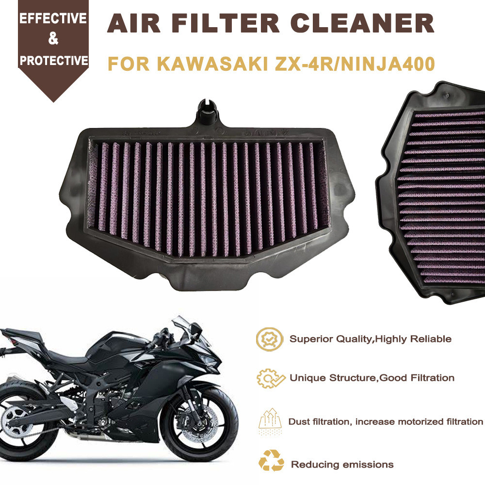 Dành Cho Kawasaki Z400 ABS ZX-4R ZX-4RR ZX4R ZX4RR ZX 4R 4RR 7 Lai Ninja 400 500 Xe Máy Lọc Không Kh