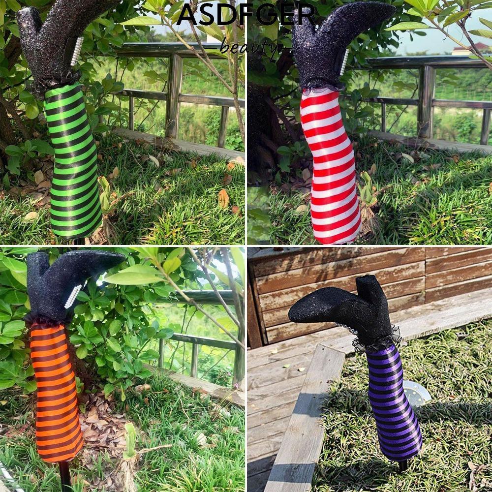 ASDFGER Ác Phù Thủy Chân Trang Trí, Trang Trí Nhà Màu Tím / Cam / Xanh / Đỏ Ác Chân Phù Thủy Chống Đ