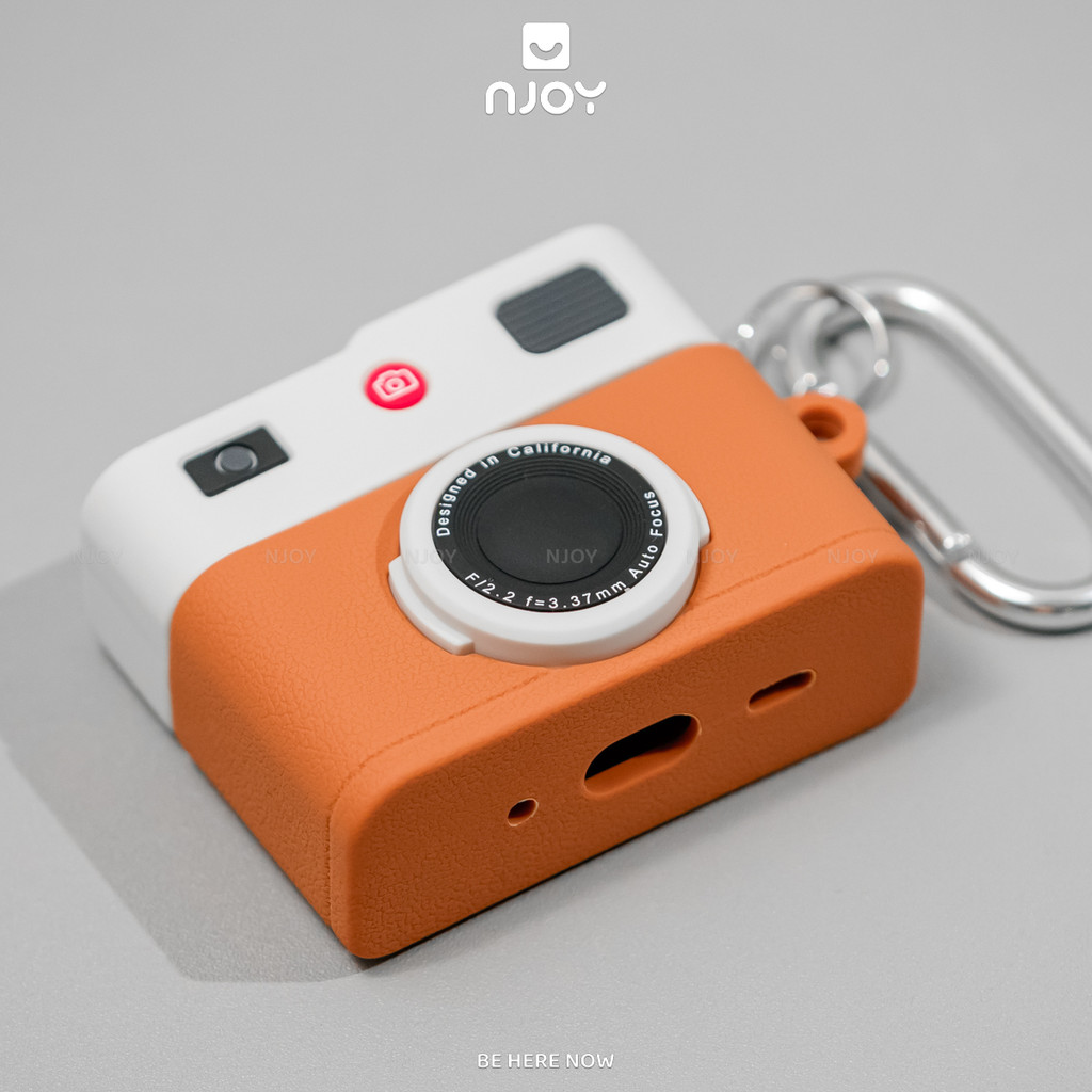 Ốp In Hình Máy Chụp Ảnh Retro Vintage Camera Cực Chill Cho Airpods Pro 3 2 Njoyshop