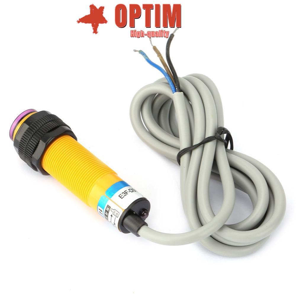 Công tắc tiệm cận quang điện OPTIM, Cảm biến tiệm cận quang điện PNP NO E3F-DS10P1, Phạm vi phát hiệ