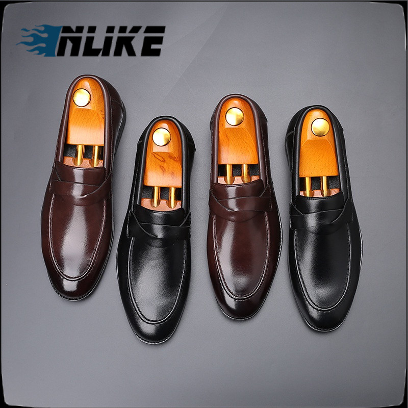 Giày Da Nam Phong Cách Trang Trọng Plus Size 37-48