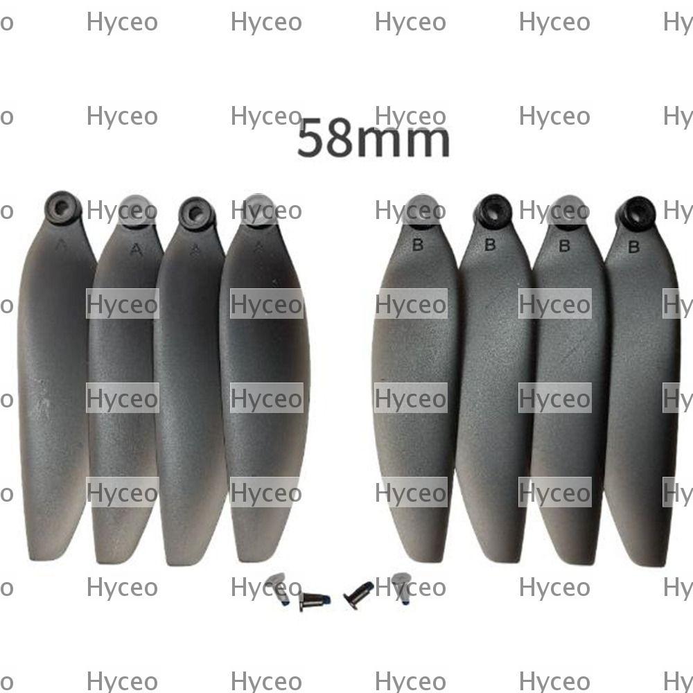 Lưỡi quạt gấp HYCEO, Phụ tùng máy bay không người lái điều khiển từ xa bằng nhựa 58mm / 66mm, Lưỡi d