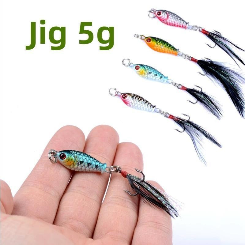 Mồi Jig Mini 30cm / 50g Có Móc Mồi Cá TEOF