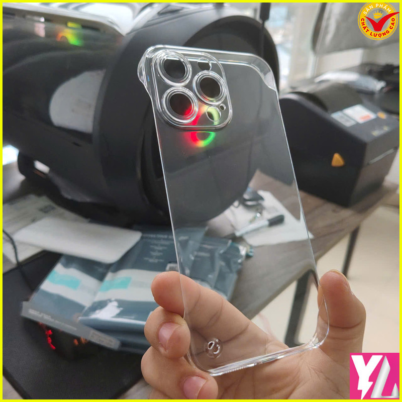 Ốp Lưng cứng GOR trong suốt không viền iPHONE 14, IP 14 Pro Max, IP 14 Pro, IP 14+ ... Hạn chế ố chí
