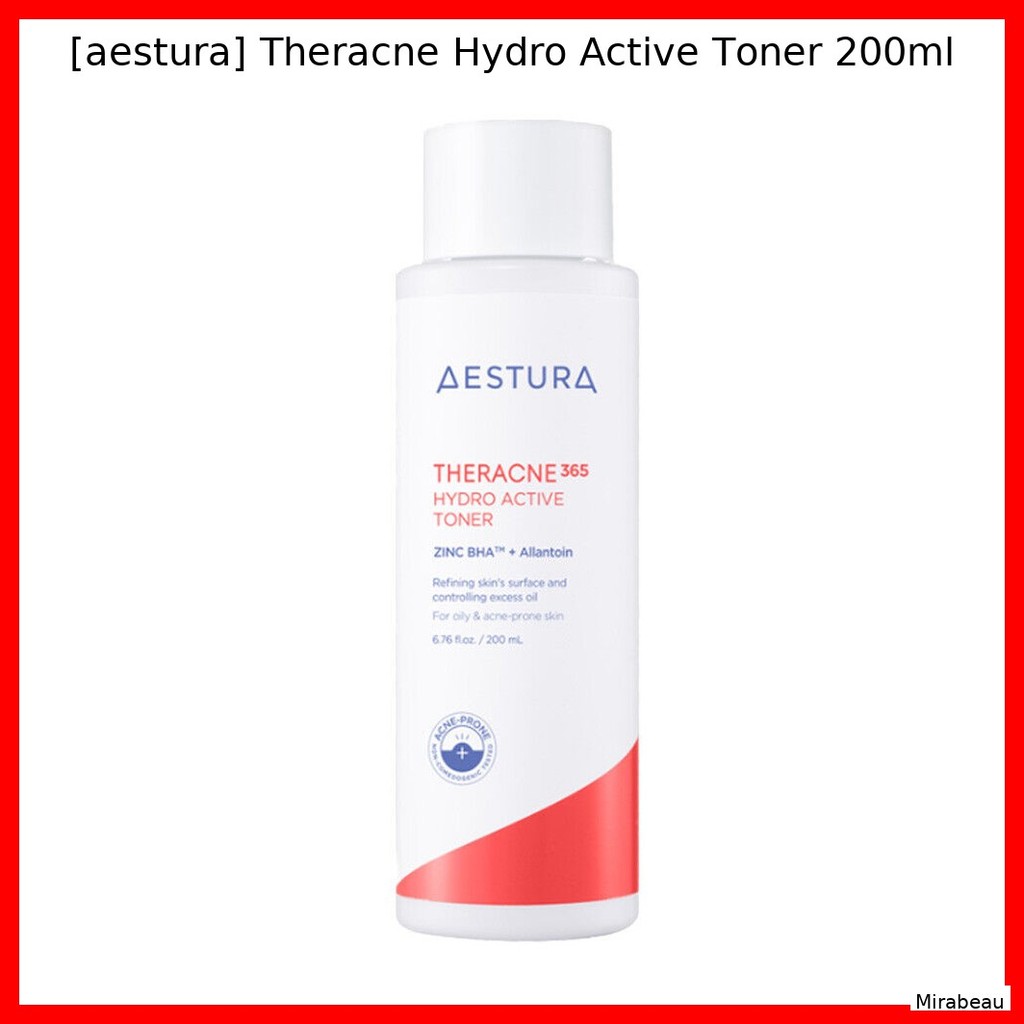 [aestura] Theracne Hydro Active Toner 200ml / Hydrating, Soothing by Seoul Beauty Picks