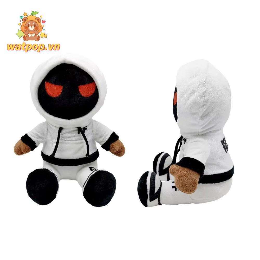 ROBLOX WATPOP Anime Plushie Toy, Búp bê nhồi bông gia đình Foltyn 25cm, Phim hoạt hình với áo nỉ trắ