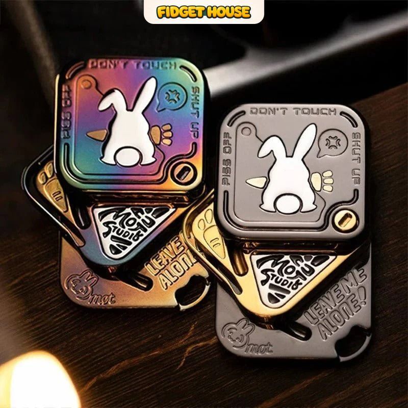 Fidget Slider Nam Châm - MOT Snap - Thẻ Đẩy EDC Kim Loại