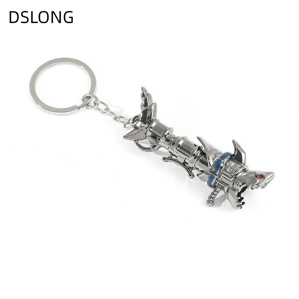 Móc khóa DSLONG Jinx, Trang sức vòng cổ Arcane LOL Arcane, Trò chơi kim loại Liên minh huyền thoại P