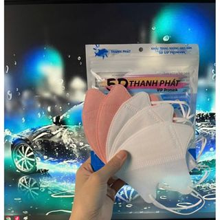 (COMBO 200 chiếc ) Khẩu Trang 5D Thanh Phát Chính Hãng Cao Cấp Chiếc Dày Dặn Chống Tia UV & Giọt Bắn