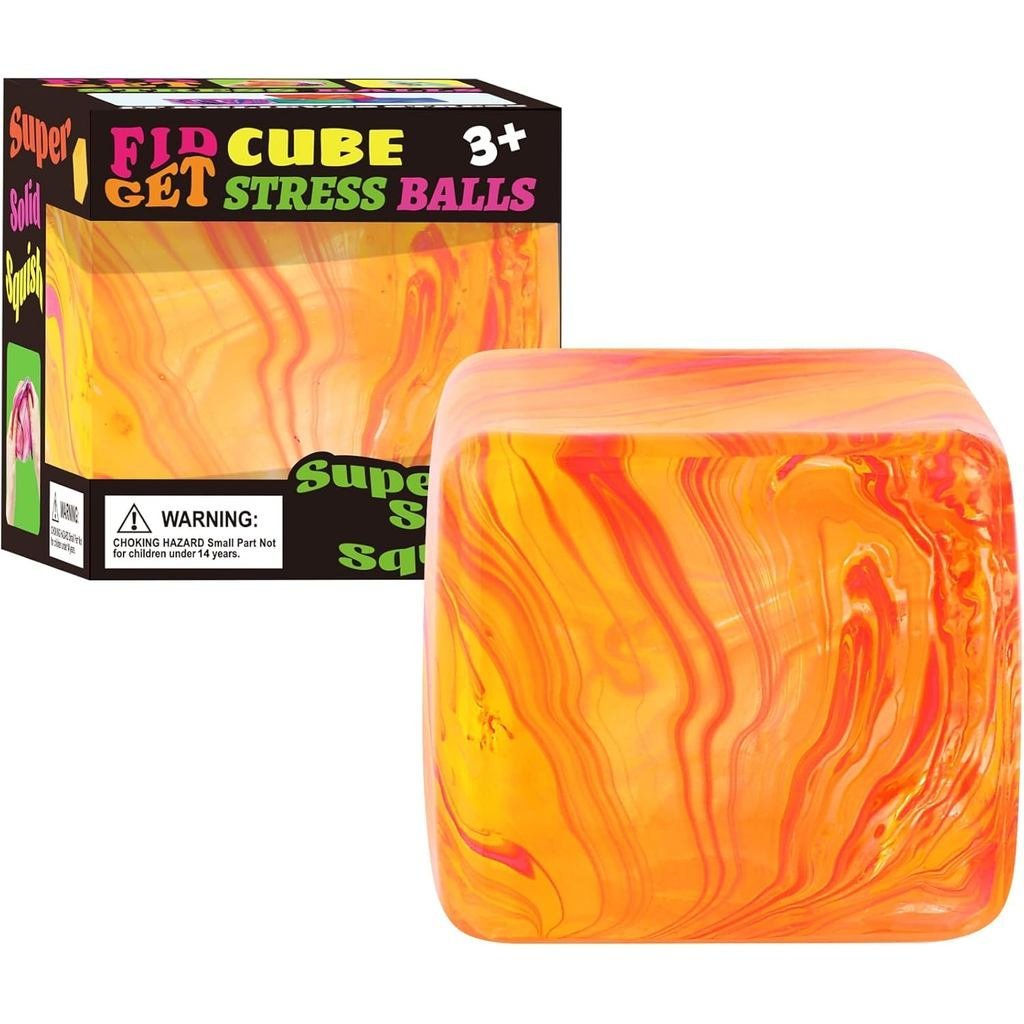 Đồ chơi Fidget Squishy Stress Cube, Quả bóng căng thẳng cho trẻ em Người lớn Squishies Giảm căng thẳ