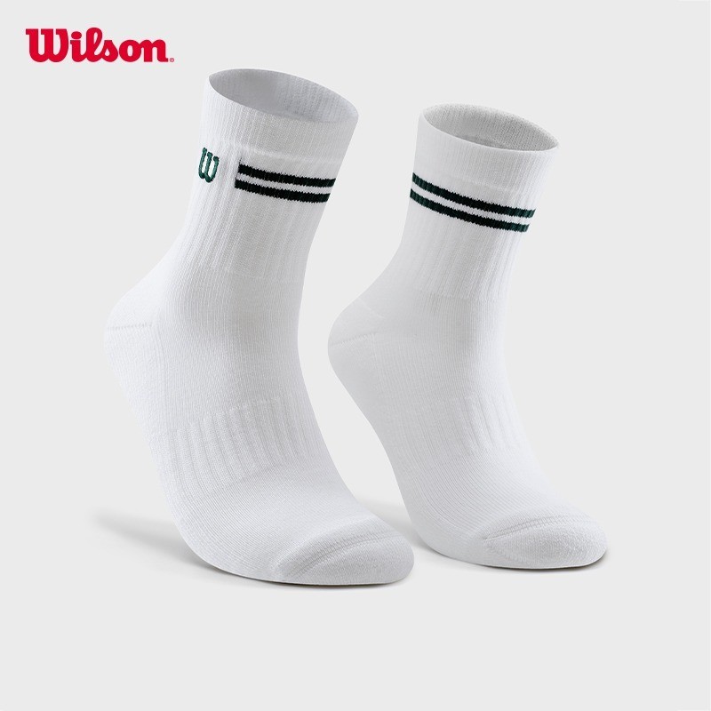Tất Thể Thao Wilson U QTR Top Logo Stripe Socks WU00061511